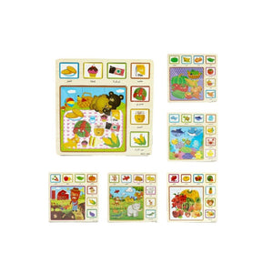 Bazzal educational animals in Arabic Jigsaw Educcial Pets Names in Arabic