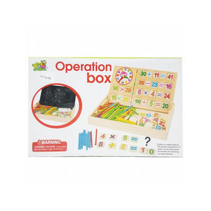 سيت تعليمي Instruction set in a wood box