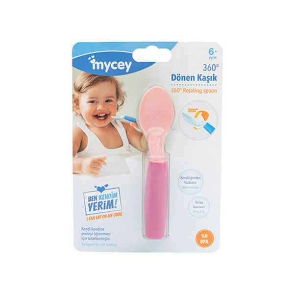 ملعقة اطفال 360 مايسي Mycey 360 Rotating Spoon