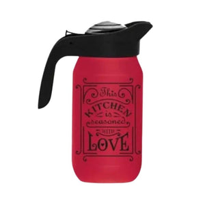 دولكة زجاجية حمراء red glass dolphin