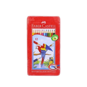 الوان خشبية مائية في علبة فايبر كاستل Faber Castell Watercolour Pencils Tin Case