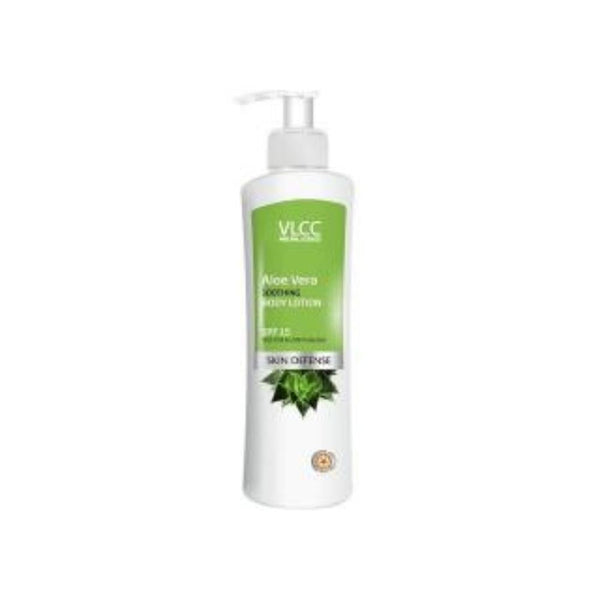 Luken Luvira with a sun protection factor in LCC Aloe Vera Soothing Body Lotion SPF 15