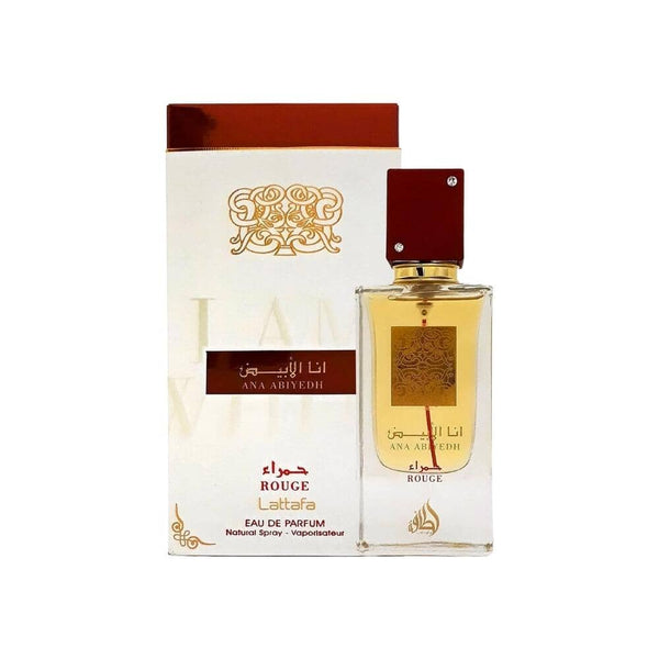 عطر انا الابيض حمراء للنساء Ana Abiyedh Rouge By Lattafa For Women Eau DE Parfum