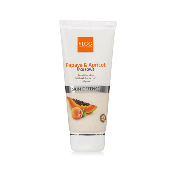مقشر للوجه بالبابايا والمشمش في ال سي سي Vlcc Papaya Apricot Face Scrub 80G