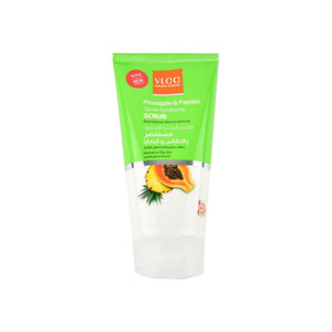 مقشر الوجه بالبابايا والاناناس في ال سي سي VLCC Pineapple Papaya Gentle Exfoliating Scrub