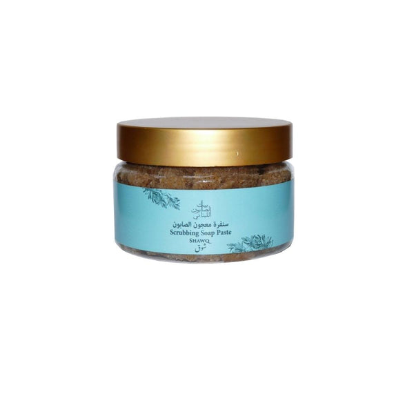 Snapped soap paste, longing for the Lebanese soap house, bayt al Saboun Al Loubnani Scrobing Soap Paste Shawq