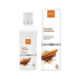 حليب منظف البشرة في ال سي سي VLCC SKIN DEFENSE SANDAL CLEANSING MILK