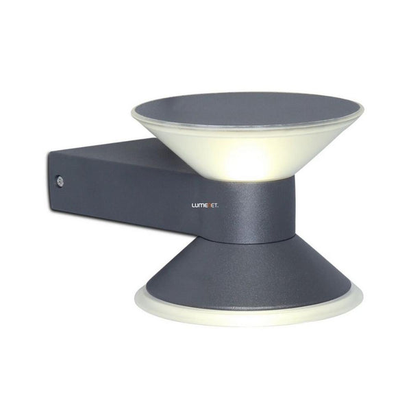 مصباح لوتيك LUTEC CONE WALLLIGHT GRAY 4000K 12W IP54 2SIDE 1877S gr