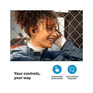 سماعات أذن داخلية تعمل بالبلوتوث للموسيقى والمكالمات Sennheiser CX True Wireless Earbuds - Bluetooth in-Ear Headphones for Music and Calls with Passive Noise Cancellation, Customizable Touch Controls, and 27-Hour Battery Life, White (Renewed)