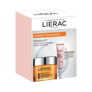 كريم ميزوليفت بفيتامين سي مع بلسم منشط ليراك LIERAC Mesolift Cream with Vitamin C + Gel
