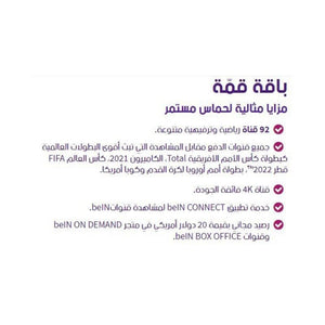 باقة القمة beIN 4K Media Server