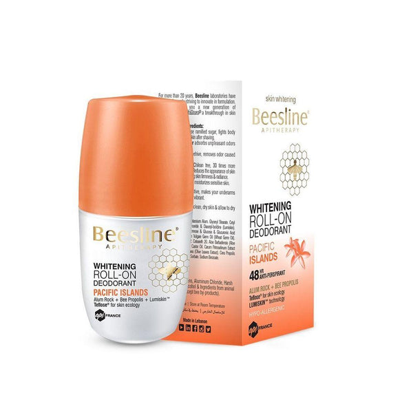 بيزلين رول مزيل الرائحة لتفتيح البشرة وتاخير نمو الشعر Beesline  Whitening ROll-Hair Delaying Deo