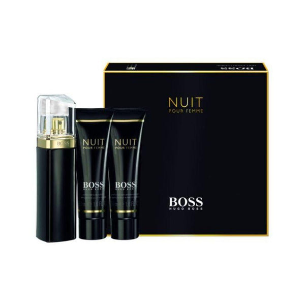 طقم بوس نوي عطر مع لوشن للجسم نسائي GS BOSS NUIT EDP 50ML+BL50+SG50 2013