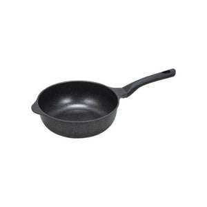 مقلاة عميقة كولد ماربل دايموند كوت بيرل متل Pearl Metal Gold Marble Diamond Coat Deep Frying Pan