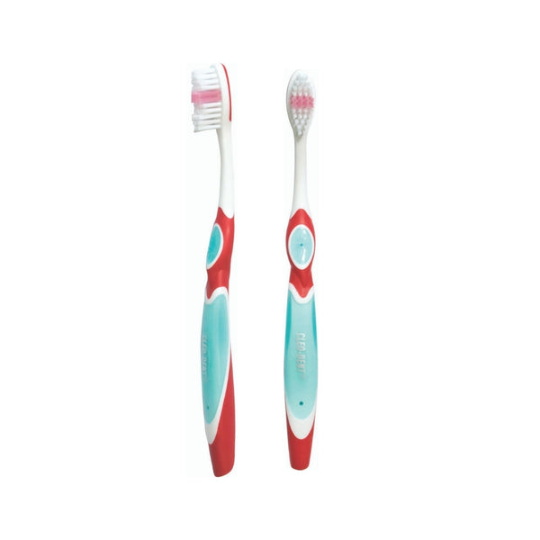 Medium toothbrush with double protection Cleo Dent Medium Double Protection Tooth Brush