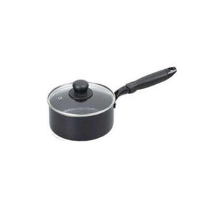 قدر بمقبض مفرد مع غطاء زجاج ميدنايت مارفل بيرل متل Pearl Metal Midnight Marble One Handle Pan With Glass Lid