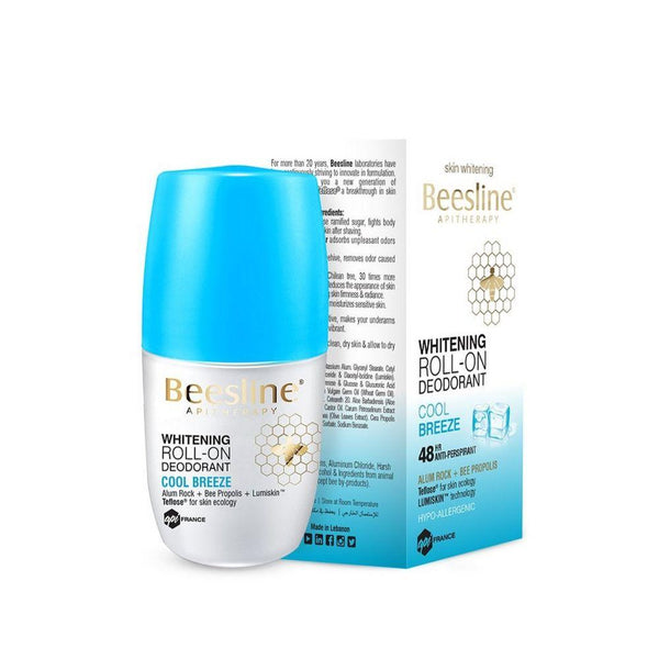 بيزلين رول مزيل الرائحة لتفتيح البشرة وتاخير نمو الشعر Beesline  Whitening ROll-Hair Delaying Deo