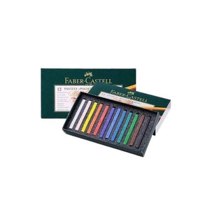 طباشير باستيل الملون من بوليكروموس للفنانين علبة 12 فابير كاستل FABER CASTELL Polychromos Artists Pastel Crayons Box of 12