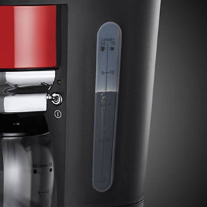 صانعة قهوة ريترو ريبون ريد راسل هوبز Russell Hobbs 21700 Retro Ribbon Red Coffee Maker