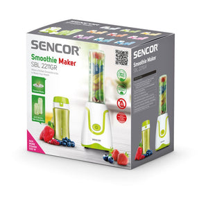 خلاط اخضر سعة 0.6 لتر 500 واط مع قدح 300 مل سنكور 0.6L 500W Green Blender with 300ml Mug Sencor SBL 2211GR