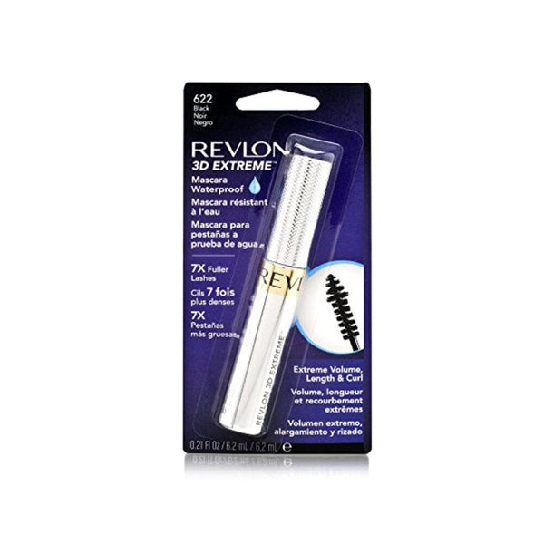 ريفلون 3 دي اكستريم مقاومة للماء ماسكارا - 622 اسود Revlon 3D Extreme Waterproof Mascara - 622 Black