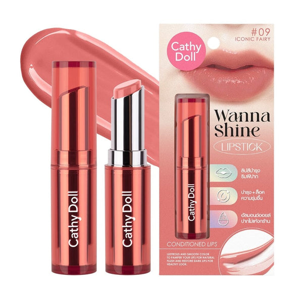 احمر شفاه مرطب كاثي دول|Cathy Doll Wanna Shine Lipstick