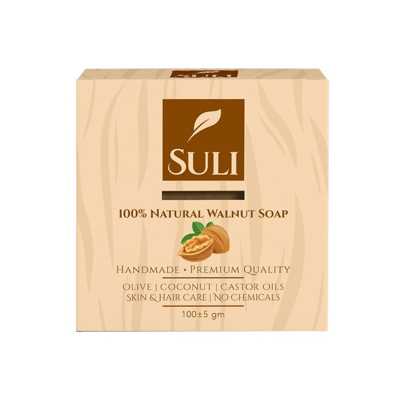 صابون الجوز سولي Natural Walnut Soap Suli