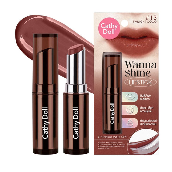 احمر شفاه مرطب كاثي دول|Cathy Doll Wanna Shine Lipstick