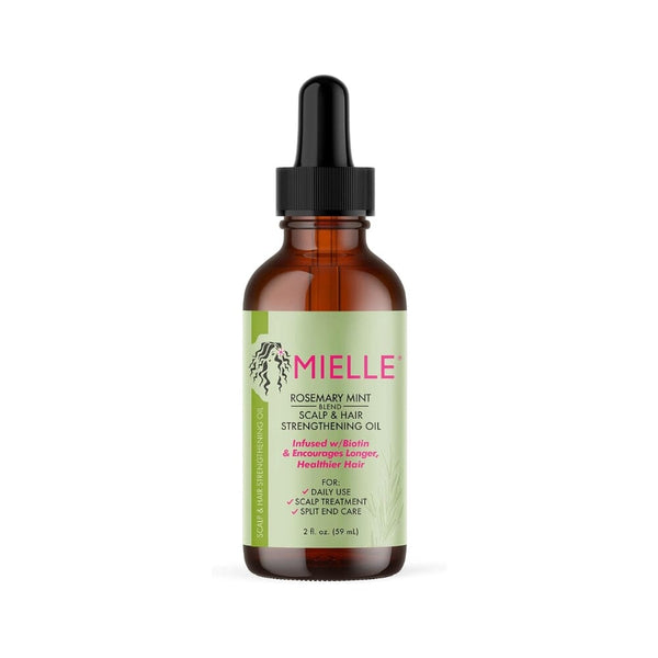 زيت تقوية الشعر بإكليل الجبل والنعناع ميلي أورجانيكس Mielle Organics Rosemary Mint Scalp & Hair Strengthening Oil