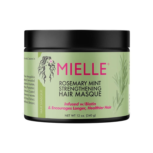 ماسك لتقوية الشعر بإكليل الجبل والنعناع ميلي أورجانيكس Mielle Organics Rosemary Mint Strengthening Hair Masque