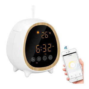 مبخرة سمارت على شكل ساعة مع شاشة لمس Smart incense burner in the form of a clock with a touch screen