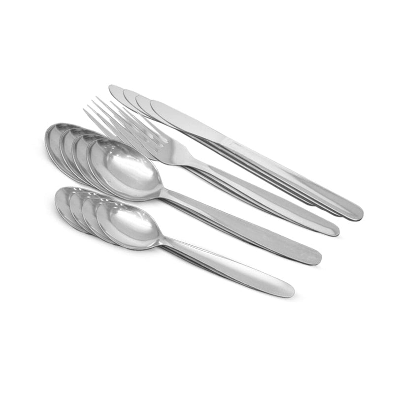 سيت أدوات مائدة ستانلس ستيل 16 قطعة ديلكاسا Delcasa Stainless Steel Cutlery Set 16pcs Spoon Set DC2483