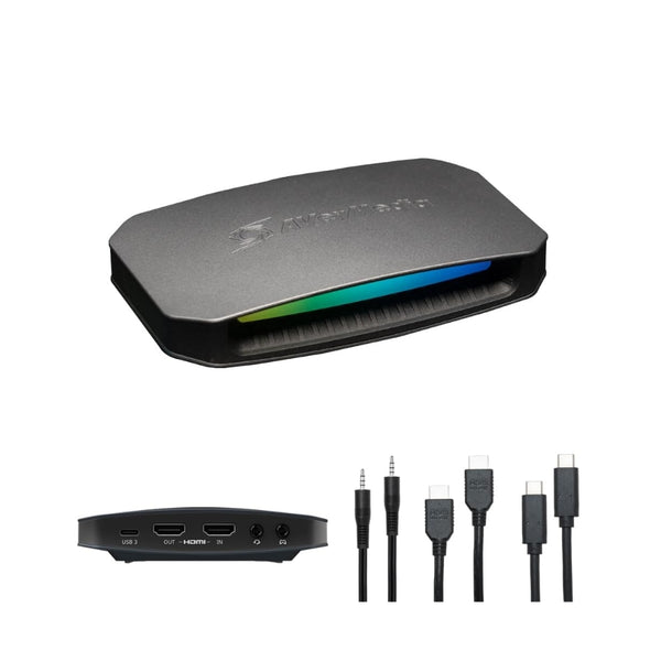 بطاقة التقاط للبث والالعاب AVerMedia HDMI 2.1 Capture Card for Streaming and Gaming - 4K, VRR and HDR Support - PS5, Xbox Series X/S, PS4, Switch - GC553G2 Live Gamer Ultra 2.1