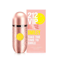 عطر 212 في اي بي روز سمايلي كارولينا هيريرا Carolina Herrera 212 VIP Rosé Smiley