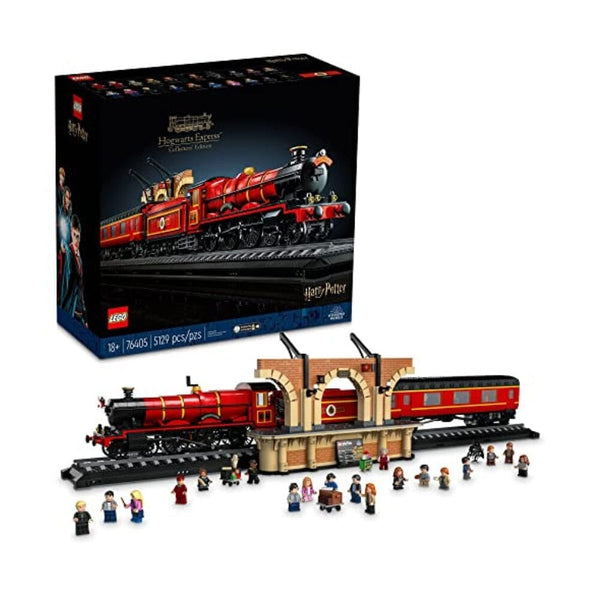 ليكو هاري بوتر LEGO Harry Potter Hogwarts Express – Collectors' Edition 76405, Iconic Replica Model Steam Train from The Films, Collectible Memorabilia Set for Adults