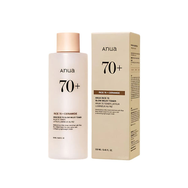 تونر انيوا بخلاصة الرز لاشراقة حليبية Anua Rice 70 Glow Milky Toner