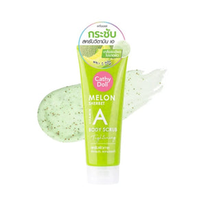 مقشر الجسم بالشربت البطيخ وفيتامين لشد البشرة كاثي دول |Cathy Doll Melon Sherbet Vitamin A Body Scrub Tightening