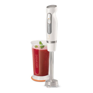خلاط يدوي أبيض 2 سرعة 4 شفرات سنكور Sencor 2-Speed White Hand Blender with 4 Blades SHB 4358WH-EUE3