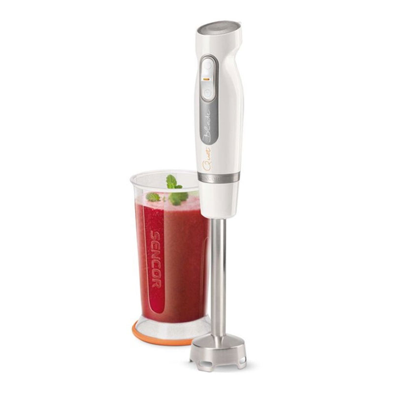 خلاط يدوي أبيض 2 سرعة 4 شفرات سنكور Sencor 2-Speed White Hand Blender with 4 Blades SHB 4358WH-EUE3