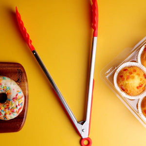 ملقط طعام ديلكاسا Delcasa 12-Inch Nylon Food Tong