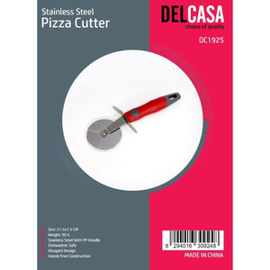 قطاعة بيتزا من الفولاذ المقاوم للصدأ ديلكاسا Delcasa Stainless Steel Pizza Cutter