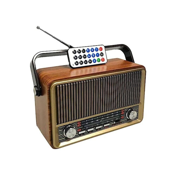 راديو خشبي MD-510BT Kemai Radio Wooden Radio with USB SD TF Mp3 Player ...