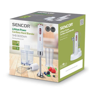 خلاط يدوي شحن 3×1 سنكور Sencor 3-in-1 Rechargeable Hand Blender SHB 9000WH