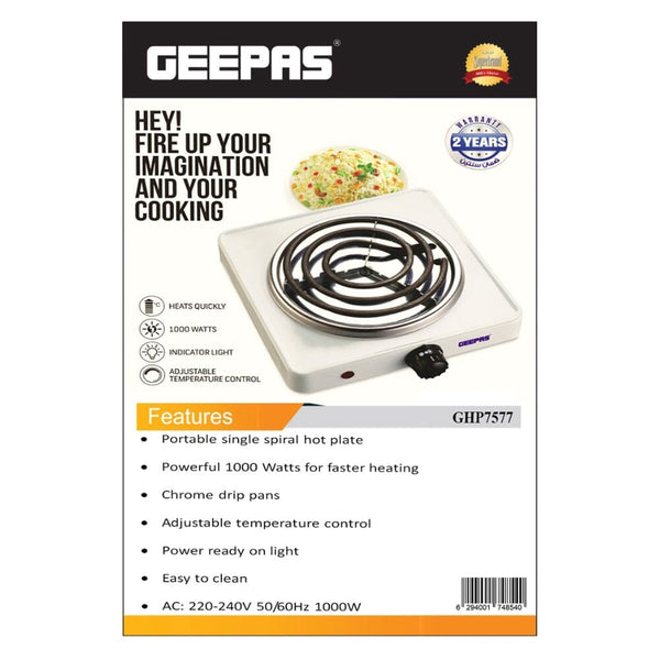 طباخ كهربائي جيباس Geepas Electric Single Hot Plate