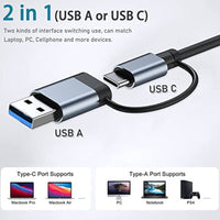 يو اس بي مع 7 منافذ USB Hub 3.0 with 7 Ports, VIENON Aluminium USB C to USB 3.0 Hub for MacBook, Mac Pro/Mini, iMac, Ps4, PS5, Surface Pro,Flash Drive, Samsung