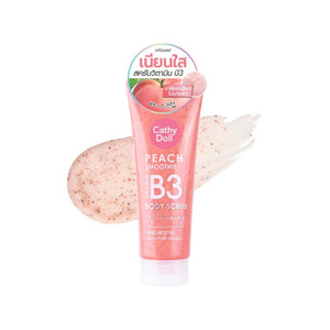 مقشر الجسم بخلاصة الخوخ لتفتيح البشرة كاثي دول |Cathy Doll  Peach Smoothie Vitamin B3 Body Scrub Whitening