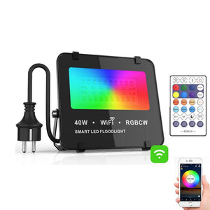 بروجكتر تحكم بلوتوث Light Outdoor RGBCW
