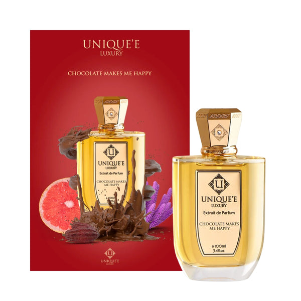 عطر شوكليت ميكس مي هابي يونيك لكجري للجنسين Chocolate Makes Me Happy Unique'E Luxury