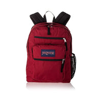 حقيبة ظهر للكمبيوتر المحمول JanSport Laptop Backpack for College, Viking Red - High-Quality Computer Bag with 2 Compartments, Ergonomic Shoulder Straps, 15” Laptop Sleeve, Haul Handle - Book Rucksack