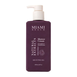 كريم استحمام ميامي بيتش بخلاصات طبيعية 600 مل | Miami Beach Natural Extracts Shower Cream 600ml